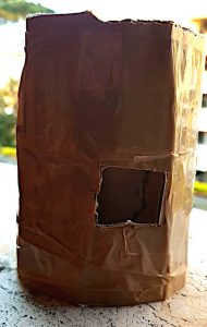 il cilindro per dividere le uova dai naupli di artemia salina vivi 